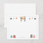 Klassieke Notenkraker Kerst Stationery Notitiekaartje (Voorkant / Achterkant)