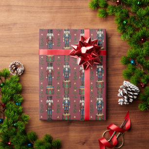 Klassieke Notenkraker Soldaat & Speelgoed Trommel Cadeaupapier