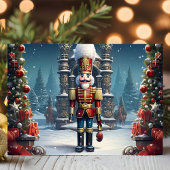 Klassieke Notenkraker Soldier Kerstmis Feestdagen Kaart