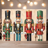 Klassieke  Notenkraker Soldiers Kerst Feestdagen Kaart