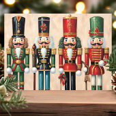 Klassieke  Notenkraker Soldiers Kerst Feestdagen Kaart