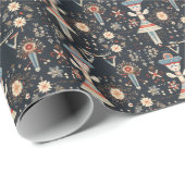 Klassieke Notenkraker Wonderland, Harlequin Cadeaupapier (Rol Hoek)