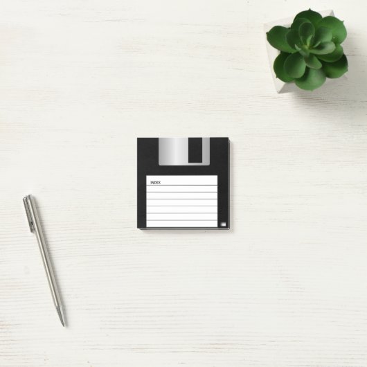 Klassieke notities voor diskette na verzending post-it® notes (Kantoor)