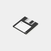 Klassieke notities voor diskette na verzending post-it® notes (Schuin)