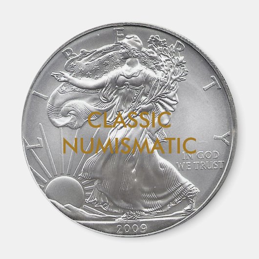 KLASSIEKE NUMISMATIEK MAGNEET (Voorkant)