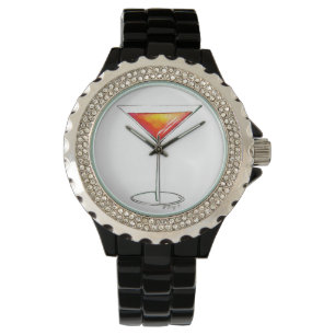 Klassieke NYC Cosmo Cosmopolitan Cocktail Watch Horloge
