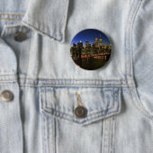 Klassieke NYC Skyline Ronde Button 5,7 Cm (In situ)