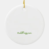 Klassieke Obama'08 Herdenkingsornament Keramisch Ornament (Achterkant)