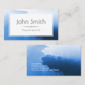 Klassieke Ocean Blue Psychiatrist Visitekaartje (Voorkant / Achterkant)