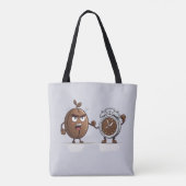 Klassieke ochtendstrijd tote bag (Achterkant)