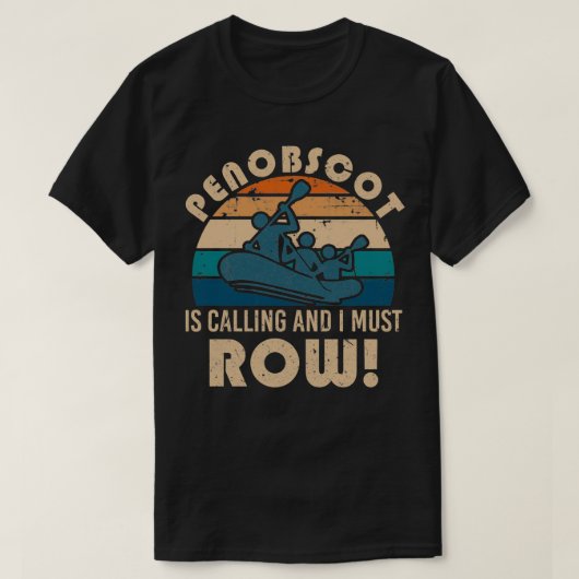 Klassieke oever van de rivier Penobscot T-shirt (Design voorkant)