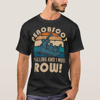 Klassieke oever van de rivier Penobscot T-shirt