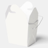 Klassieke Off-White Favor Dozen voor Elegante Vier Bedankdoosjes (Geopend)