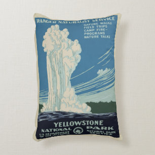 Klassieke Old Faithful in Yellowstone National Par Accent Kussen