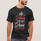 Klassieke Old School Class van 2000 High School Se T-shirt (Voorkant)