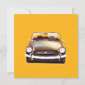 Klassieke oldtimer aankondiging (Voorkant)