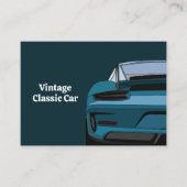 Klassieke Oldtimer Auto Visitekaartje (Voorkant)