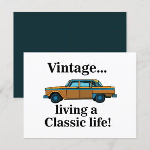 Klassieke Oldtimer  Briefkaart