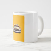 Klassieke oldtimer grote koffiekop (Voorkant rechts)