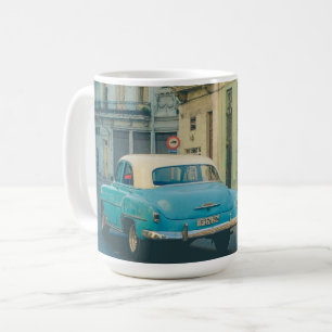 Klassieke Oldtimer Havana Cuba Straatfotografie Koffiemok