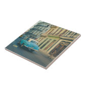 Klassieke Oldtimer Havana Cuba Straatfotografie Tegeltje (Zijkant)