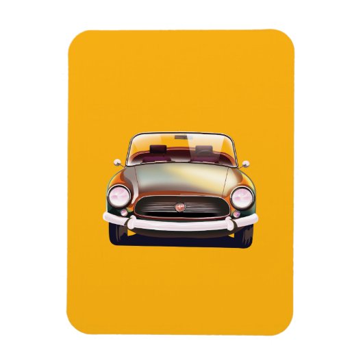 Klassieke oldtimer magneet (Verticaal)