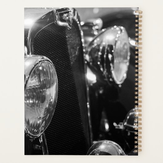 Klassieke Oldtimer Planner (Achterkant)