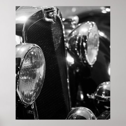 Klassieke Oldtimer Poster (Voorkant)