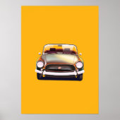 Klassieke oldtimer poster (Voorkant)