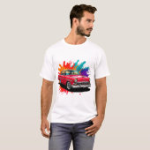 Klassieke Oldtimer T-shirt (Voorkant volledig)