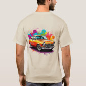 Klassieke Oldtimer T-shirt (Achterkant)