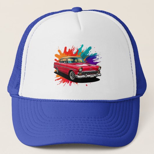 Klassieke Oldtimer Trucker Pet (Voorkant)