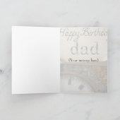 Klassieke Oldtimer Verjaardag Papa Kaart (Binnen)