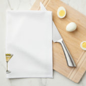 Klassieke Olijf Martini Keukenhanddoek (Quarter Fold)