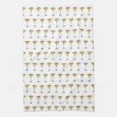 Klassieke Olijf Martini Print Keukenhanddoek  (Verticaal)