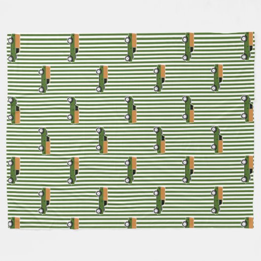 Klassieke Olijfgroene Zachte Bovenste Reeks 3 Land Fleece Deken (Voorkant (Horizontaal))