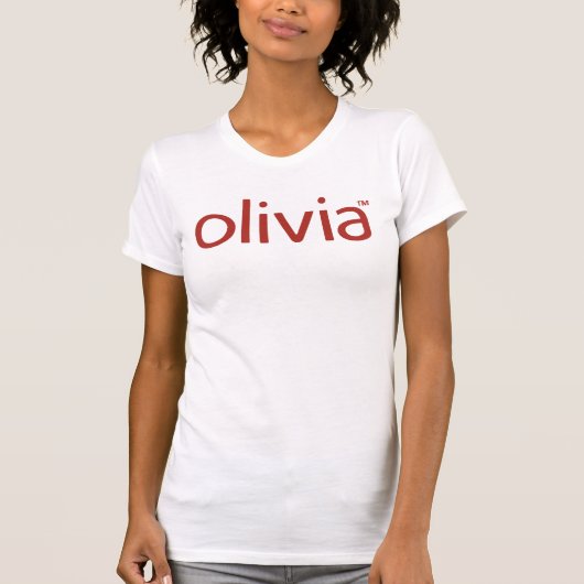 Klassieke Olivia Casual Scoop T-shirt (Voorkant)