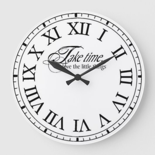 Klassieke omloop van tijd grote klok (Voorkant)