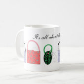 Klassieke ontwerpen koffiemok (Voorkant links)