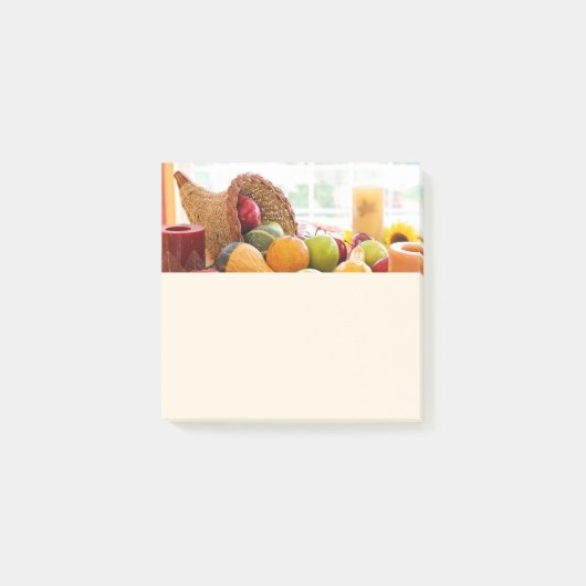 Klassieke oogsttafel Thanksgiving Post-it® Notes (Voorkant)