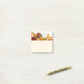 Klassieke oogsttafel Thanksgiving Post-it® Notes (Op bureau)