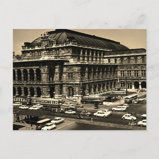 Klassieke Oostenrijk Weense Staatsoper opera Briefkaart (Voorkant)