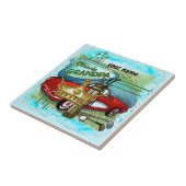 Klassieke Opa op maat Tegeltje (Zijkant)