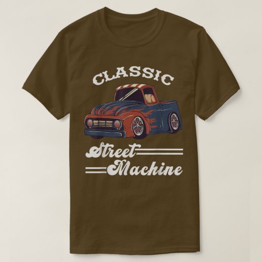Klassieke ophaalwagen, aangepaste hotline t-shirt (Design voorkant)