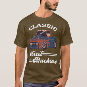 Klassieke ophaalwagen, aangepaste hotline t-shirt