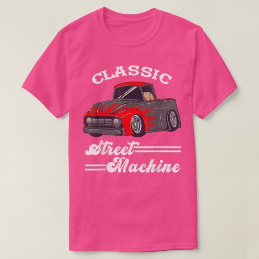 Klassieke ophaalwagen, aangepaste hotline t-shirt (Design voorkant)