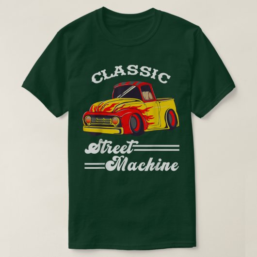 Klassieke ophaalwagen, aangepaste hotline t-shirt (Design voorkant)