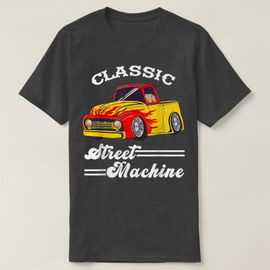 Klassieke ophaalwagen, aangepaste hotline t-shirt (Design voorkant)