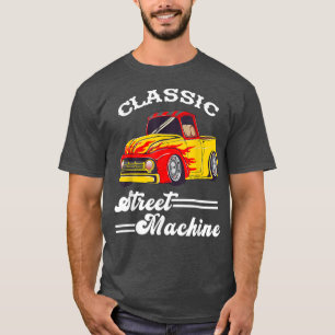 Klassieke ophaalwagen, aangepaste hotline t-shirt