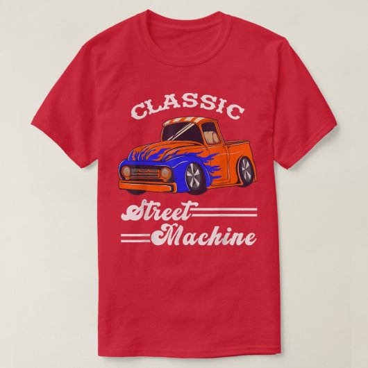 Klassieke ophaalwagen, aangepaste hotline t-shirt (Design voorkant)